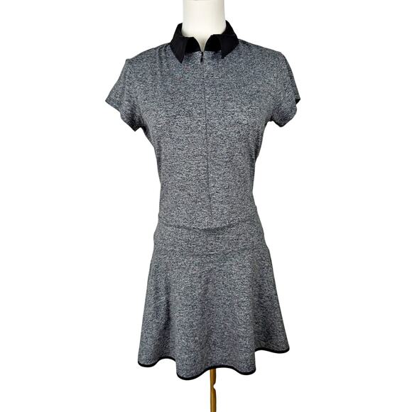 Olaya Sport Reflect Athletic Dress Mesh Panel Zip Collar XXL Tennis, Athleisure - Picture 2 of 7